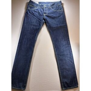 Dondup Women's Music Jeans 30 Straight Leg Blue Dark Wash Made In Italy Designer